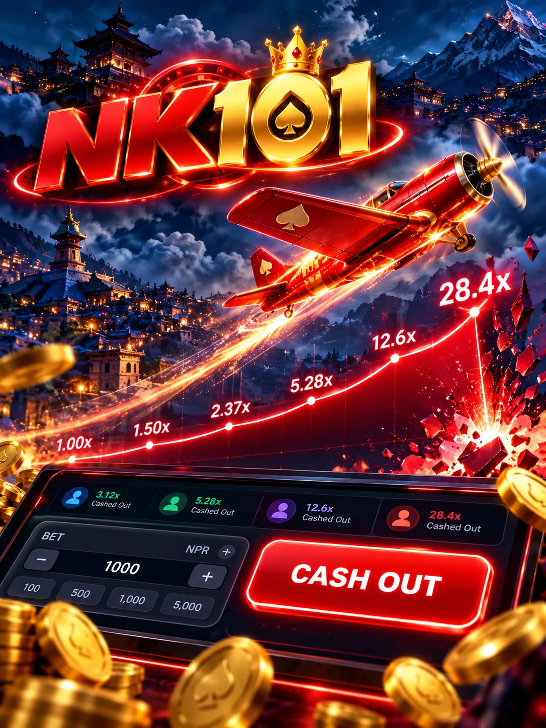 NK101 Aviator crash game